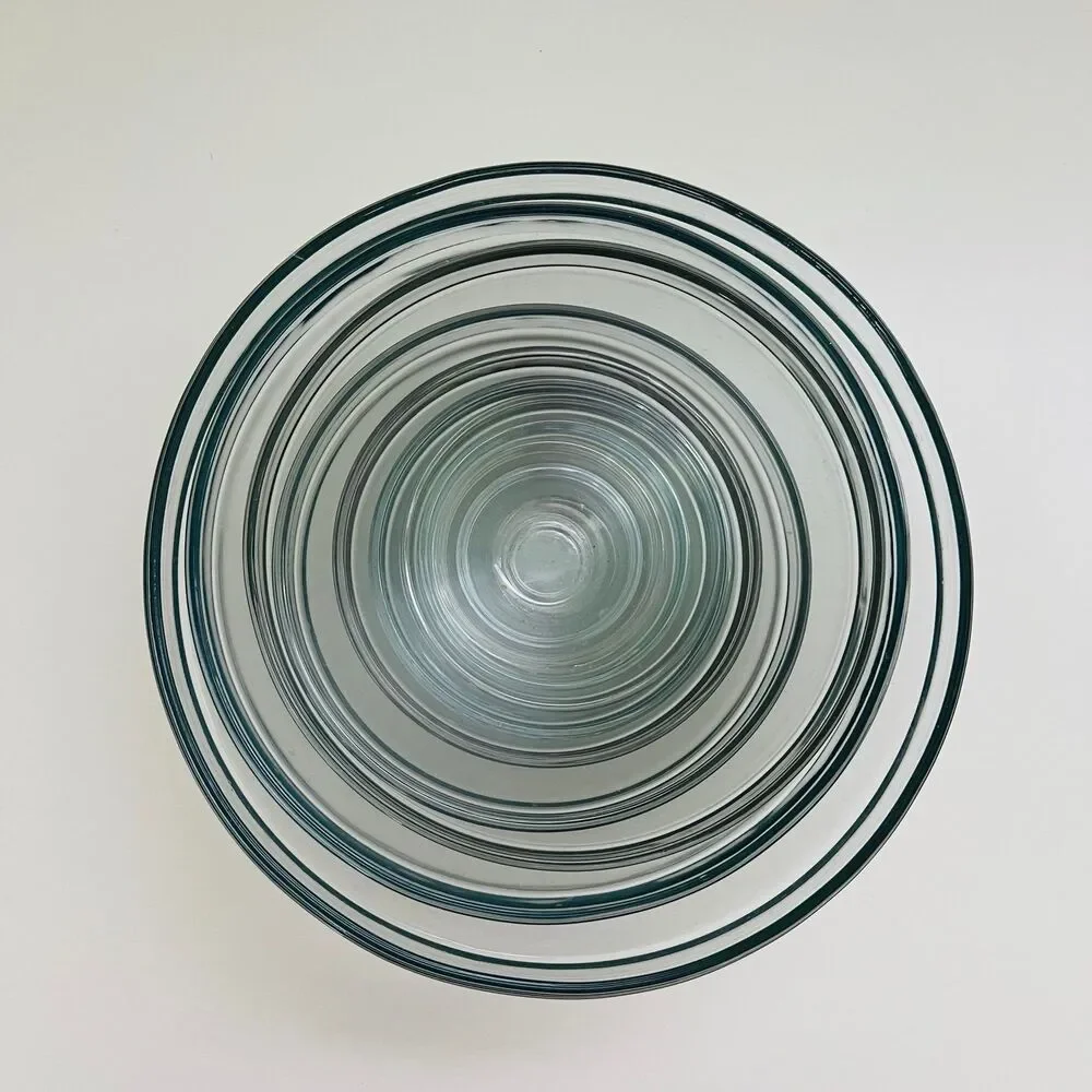 ANCHOR HOCKING 82665AHG17 10-Piece Glass Mixing Bowl Set - 10/Set